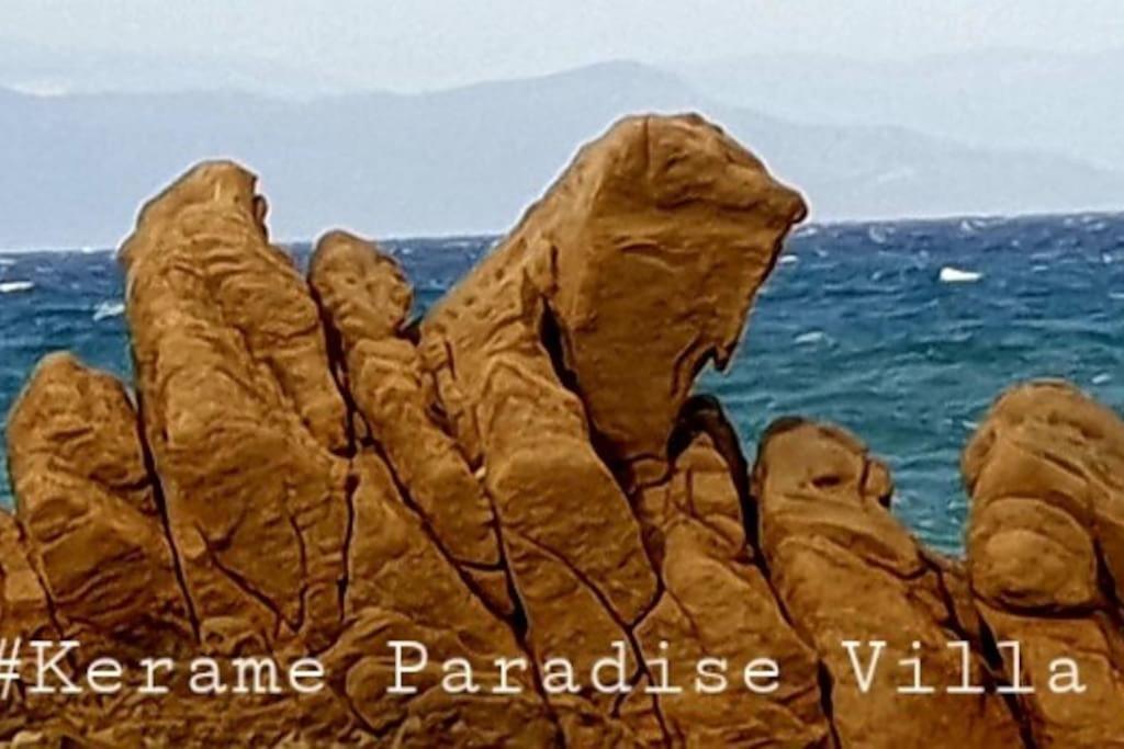 Kerame Paradise Villa Agios Kirykos  ภายนอก รูปภาพ